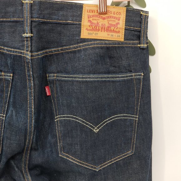 levis 501 raw selvedge